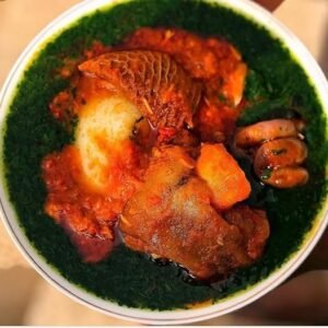 Tuo Zaafi with Ayoyo Soup