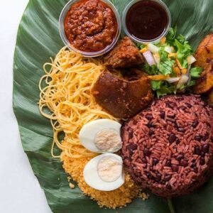 Waakye & Meat