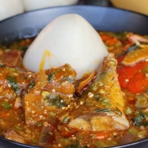 Banku & Okro Soup