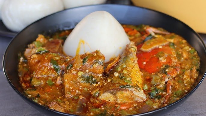 Banku & Okro Soup