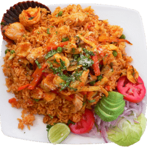 Dawadawa Jollof & Chicken